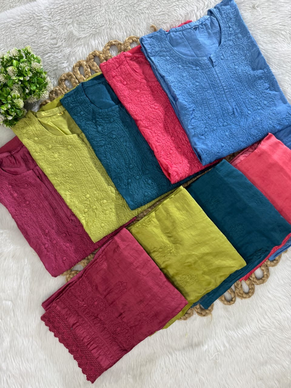 Concept In chanderi kurti with chanderi machine palazo