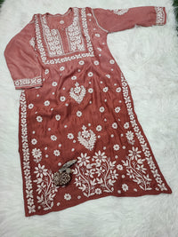 Soft Maslin Trendy Handcrafted kurta