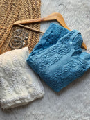 3d Rose Panel Viscose Kurta plazzo set