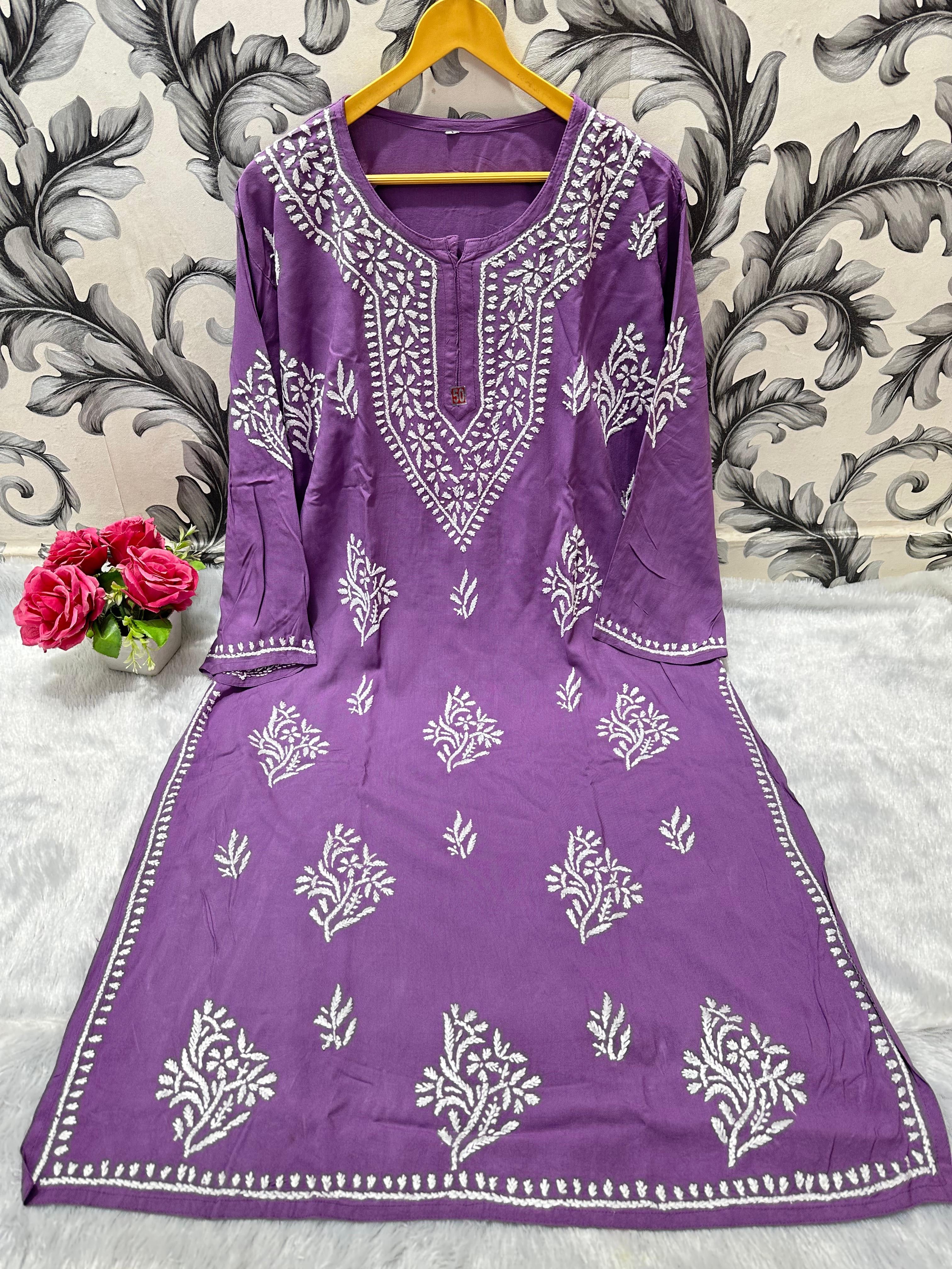 Plus sizes Soft Rayon Big Buta kurta
