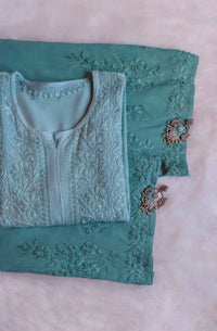 Zoya Soft Ombre 2pc kurta plazo set