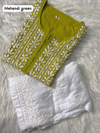 Soft Daman Mul Kurti And Plazzo combo