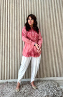 Anchor thread 3d Short Modal top With Dhoti combo