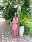 Modal Co-ord butter soft crafted Set