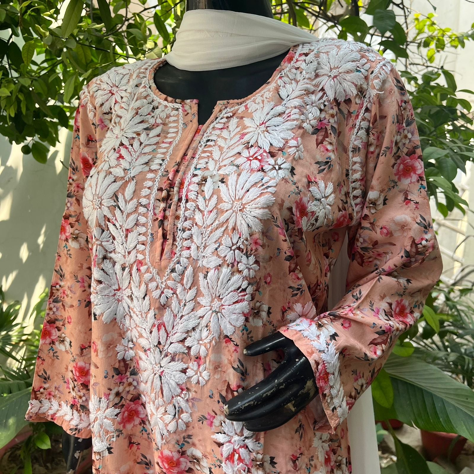 Straight Fit Rayon Print Kurta