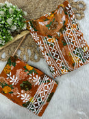 reyon printed A New Concept In reyon kurti with pant Set