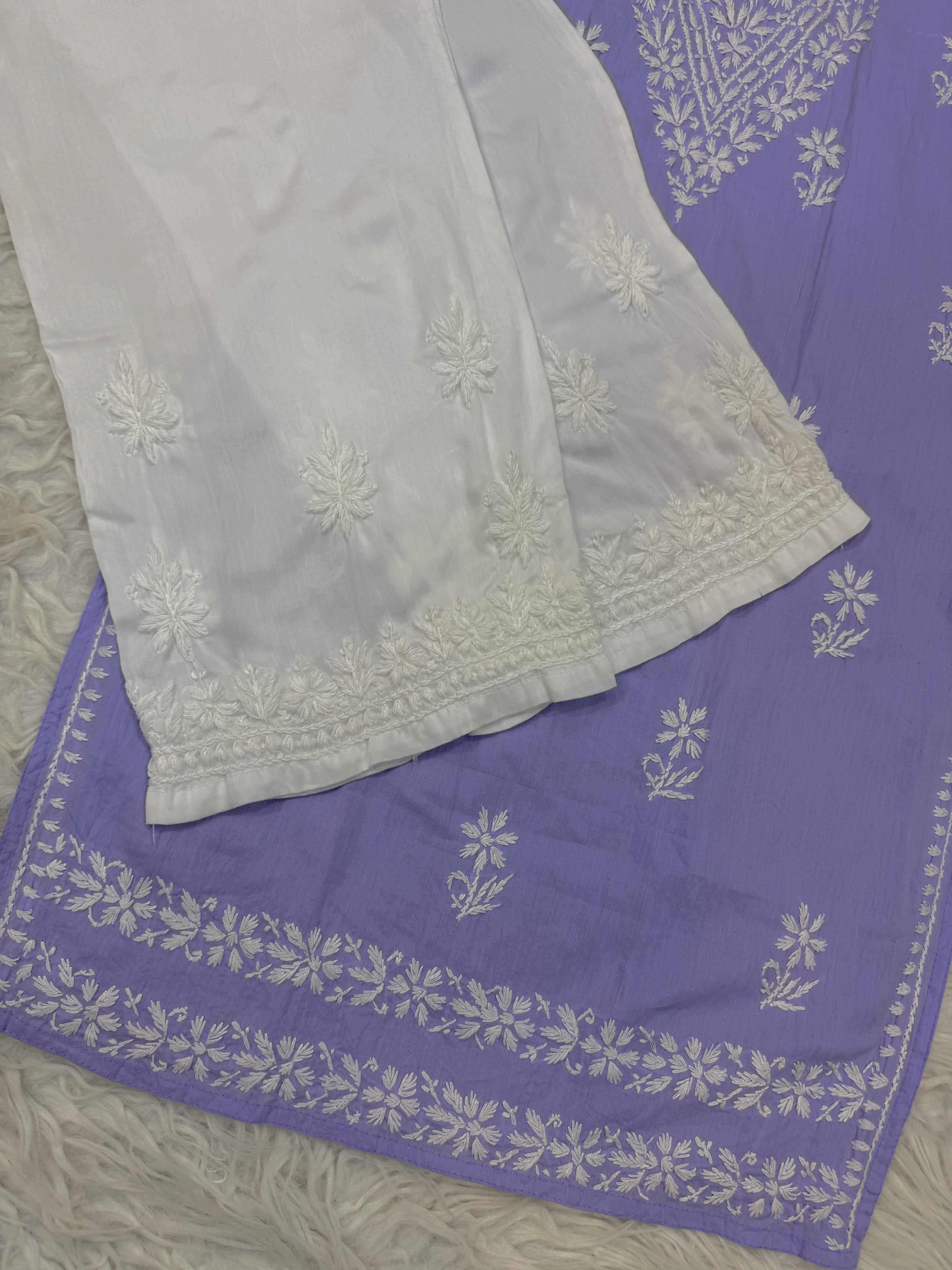 Soft Daman Mul Kurti And Plazzo combo