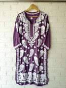 Creepe Silk Heavy work lucknowi Luxury Kurta