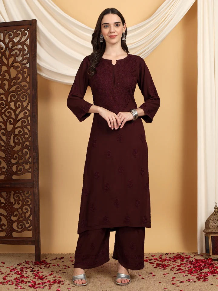 Rangrez Soft Chikanhandwork Combo