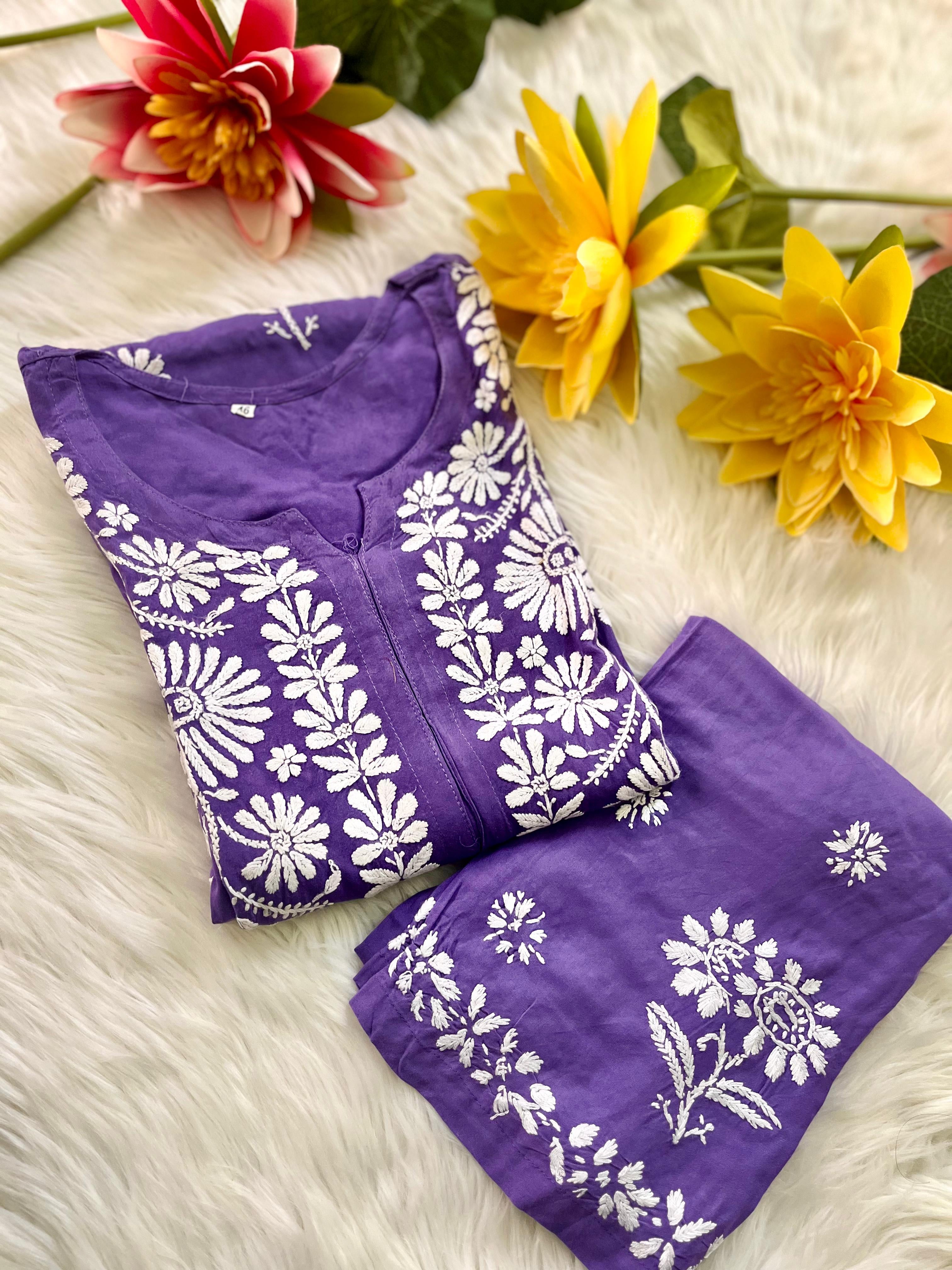 Anaya  Big Buta hand Work kurta combo