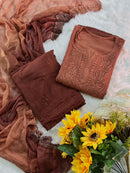 Rangrez 3pc Ombre Soft Crafted Designer Set