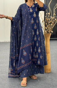 Dupatta Pant Suit Set For Festive