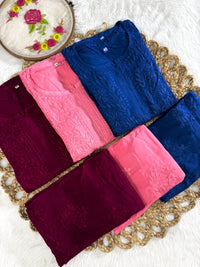 Rangrez Luxury Feel Rayon Kurta and Free size plazzo