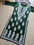 3D heavy Work Modal pure Cotton kurta