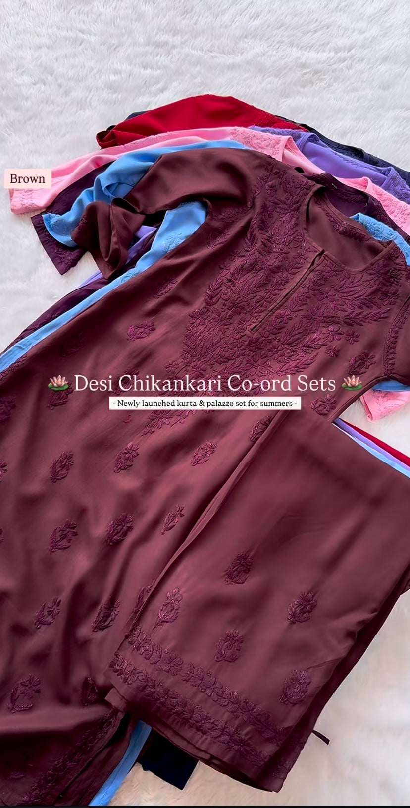 Rangrez Soft Chikanhandwork Combo