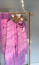 3 Layer Gharara Resham Muqaish Viscose Set - chikankariofficial