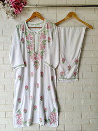 Dual Thread Modal soft Kurta with Plazzo