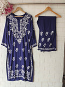 Premium fine chikankari work sets