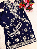 Handwork Heavy Modal Plazzo Combo