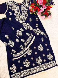 Handwork Heavy Modal Plazzo Combo