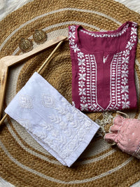 Gulab Modal Kurti fine intricate