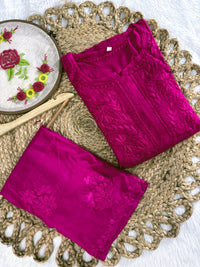 Rangrez Luxury Feel Rayon Kurta and Free size plazzo