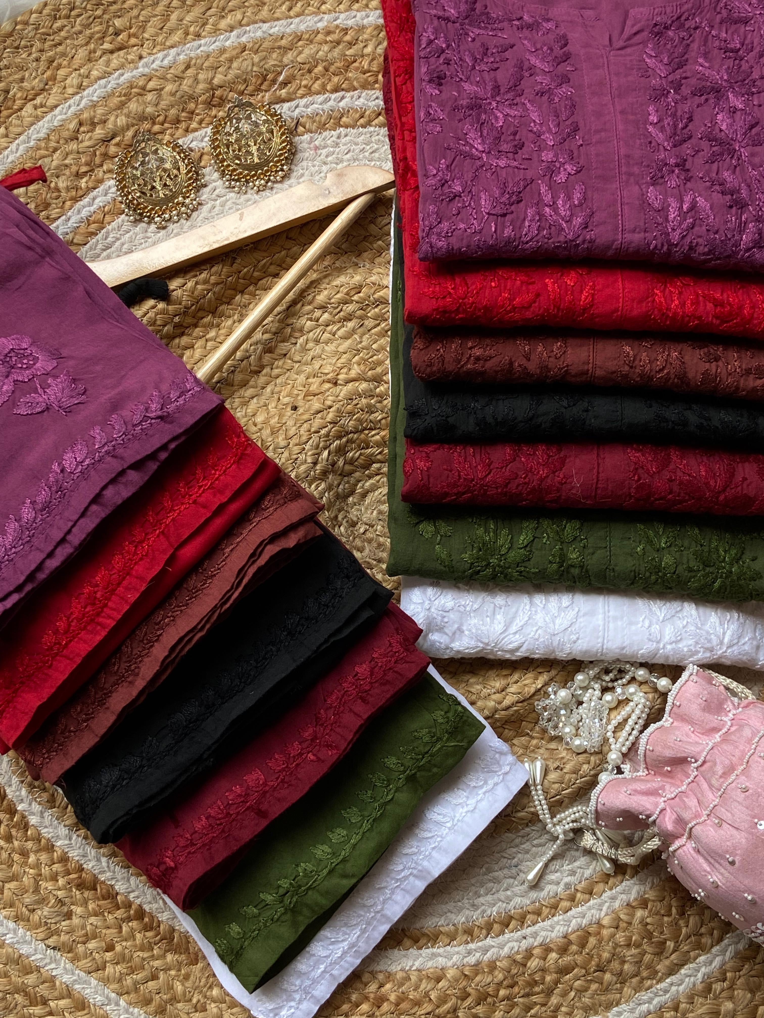 Anaya Rangin Soft Modal Heavy Work Kurta Set