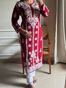 Anaya Heavy Work Modal Pure Cotton Kurta