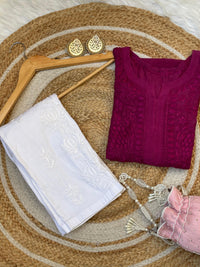 Fancy Light weight Butter soft muslin heavy 3d kurta