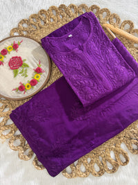 Beautiful dual shade Reyon kurti with palazzo