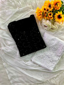 Premium organza Dyed muqaish kurta