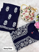 Heavy Handwork Kurti Combo with potli