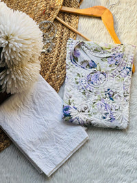 Mul printed Designer Gala buti