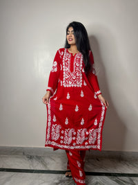 Zara Modal Cotton Embroidery Daman Combo