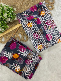 reyon printed A New Concept In reyon kurti with pant Set