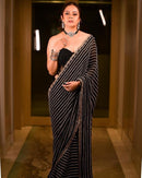 Debolina Edition Black Classic Saree