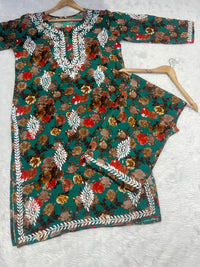 Floral Printed Big Buta Mul combo