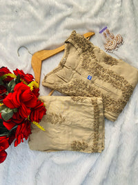 Soft Heavy tone to tone Rayon Handwork Combo