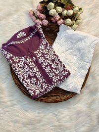 Heavy Modal Kurta with Flower buti