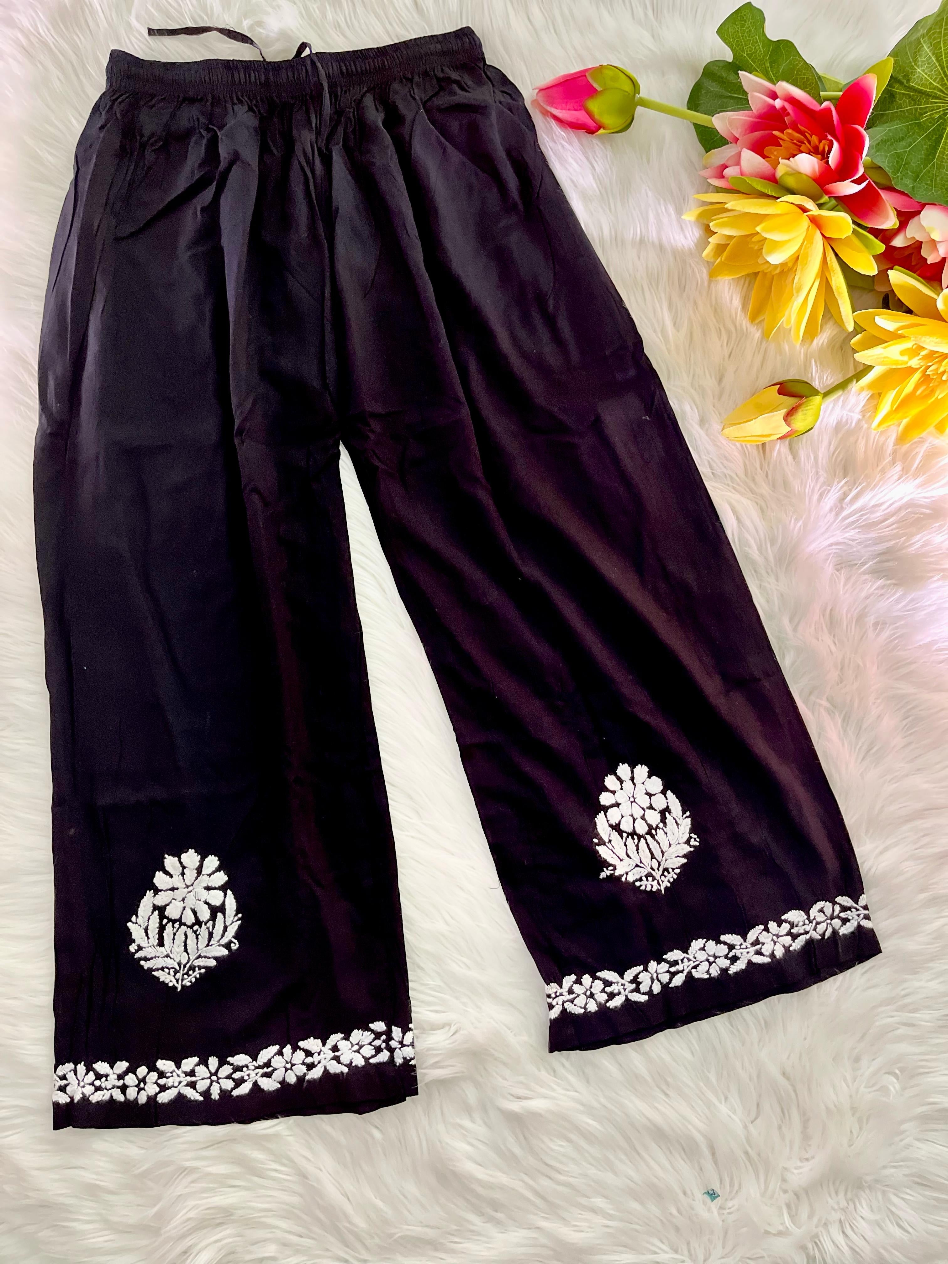 Rayon White hand embroidery combo