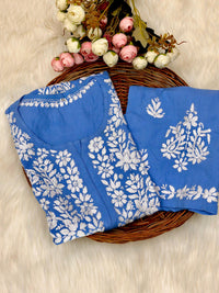 Buta embroidered Ghaspatti Kurta and plazzo