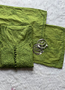 Dyeable Dobby Cotton Plazzo Set