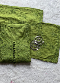 Dyeable Dobby Cotton Plazzo Set