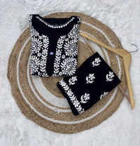 Heavy luxury embroidered Modal Cotton Set