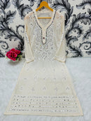 Heavy Gala Daman Mirror Kurta with inner