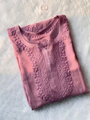 3D luxe viscose Kurti - chikankariofficial