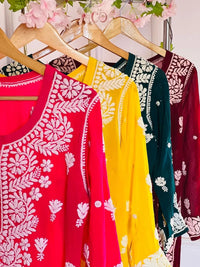 3d Viscose Kurti In Premium Edition - chikankariofficial