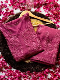 3D Viscose Plazzo Kurti combo - chikankariofficial