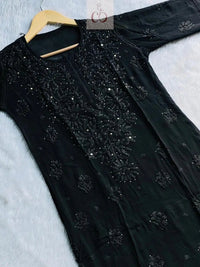 3D Viscose Premium Kurti - chikankariofficial