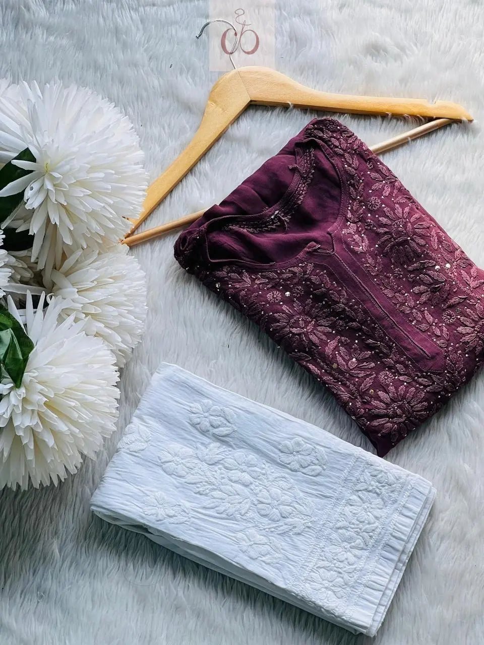 3D Viscose Premium Kurti - chikankariofficial